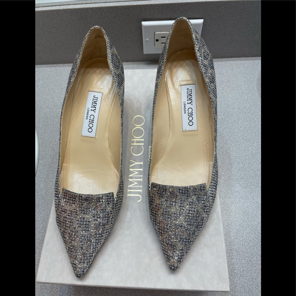 Allure Leopard Glitter Pump